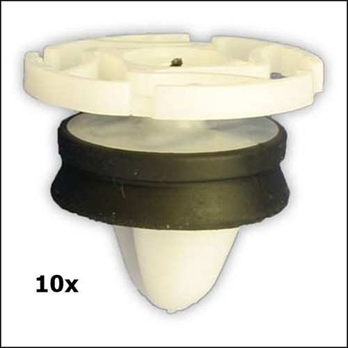 10x befestigungclips nieten - 10x,